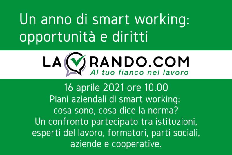 Tavola rotonda UN ANNO DI SMART WORKING: opportunità e diritti