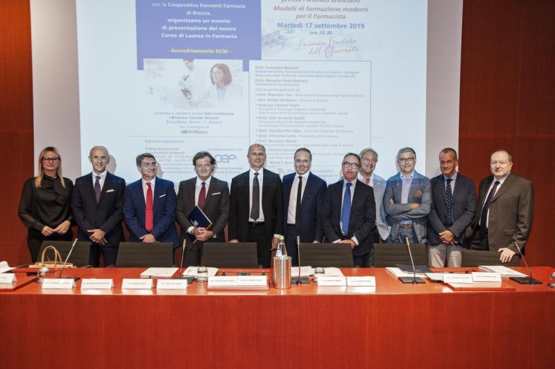 Corso di Laurea in Farmacia presso l'ateneo Bresciano