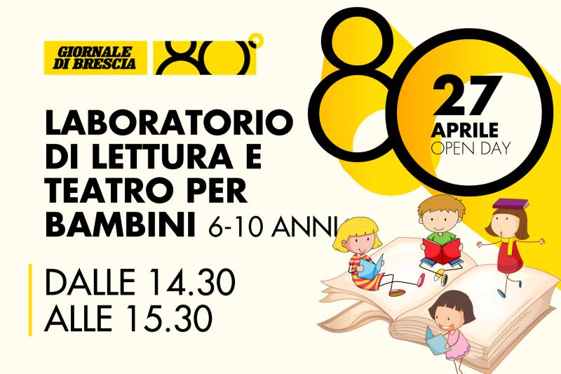 Laboratorio di lettura e teatro per bambini - SOLD OUT